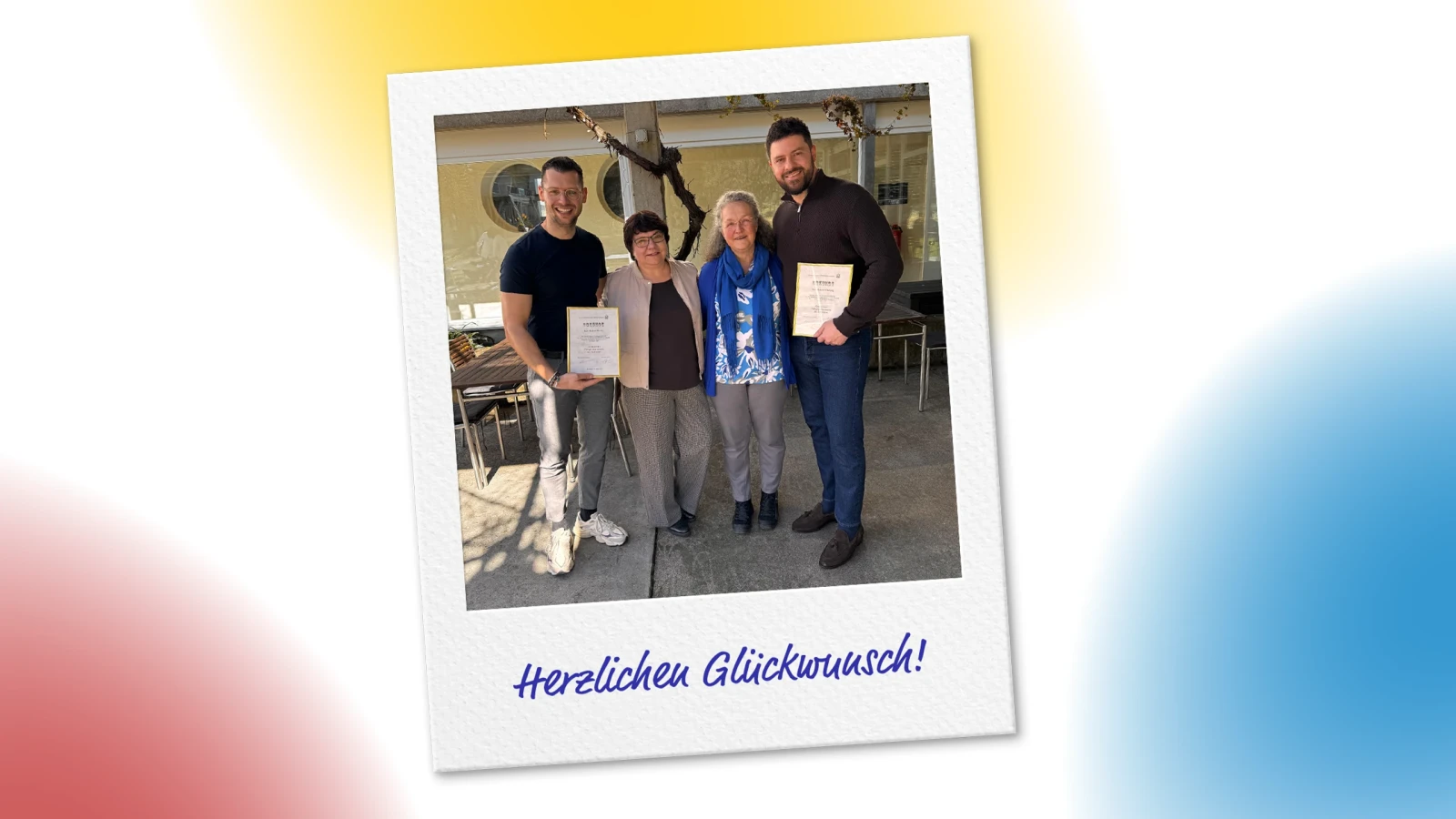 Diplomübergabe in Einsiedeln