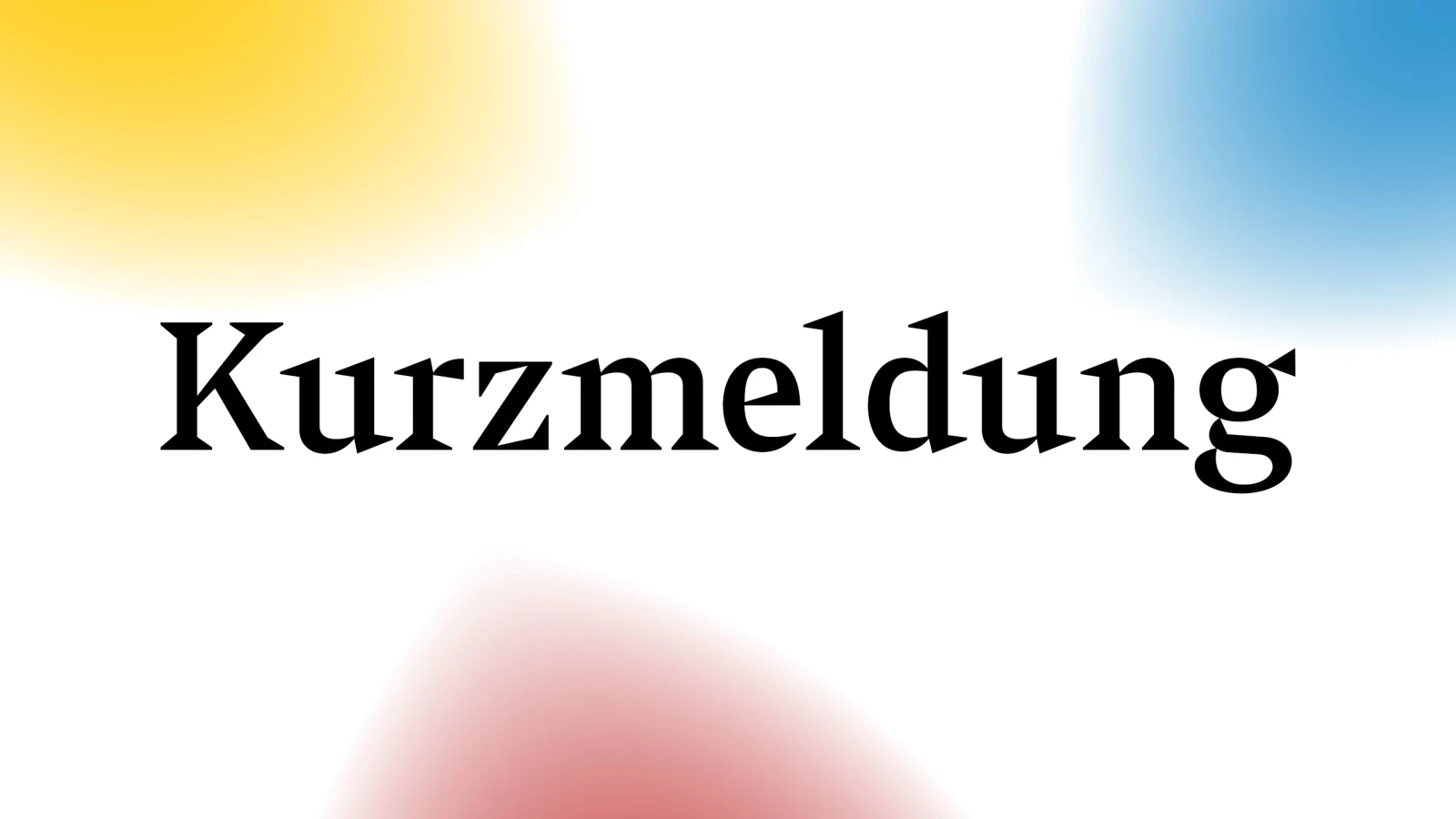 Kurzmeldung