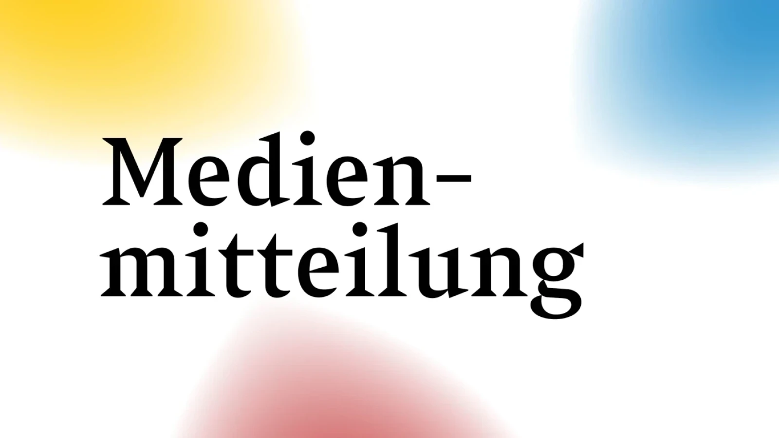 Medienmitteilung